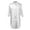 White, variant on PULLIMORE Women's Satin Nightshirt Button Down Sleepshirt Silk 3/4 Sleeve Nightgown Loose Notch Collar Sleepwear Gowns (Red,XL)