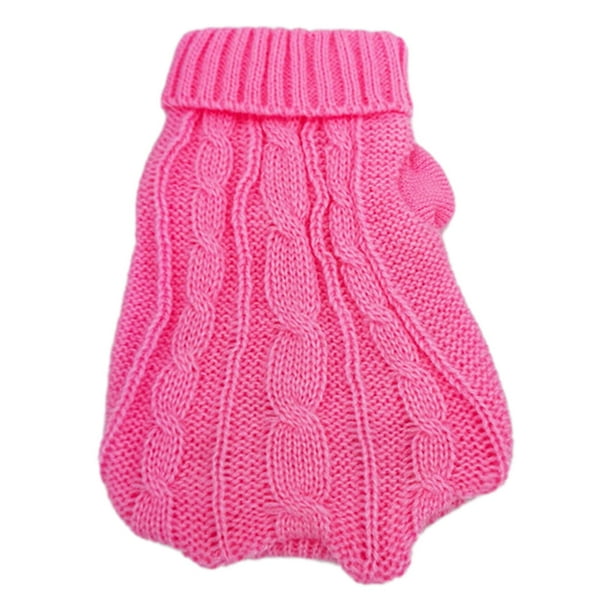 Jersey extrapequeño de punto para chihuahua, yorkshire y chihuahuas miniatura, para hembras y machos pequeños, otoño-invierno, cachorros y gatos, longitud 20 cm (talla n.º 6)