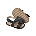 thumbnail image 2 of Baby Girls Summer Butterfly Sandals Non-slip Soft Sole Toddler Princess Open-toed Flat Shoes, 2 of 7