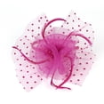 thumbnail image 6 of MSJUHEG Tea Party Hats,Feather Hair Clip,Feather Headpiece,Church Hats,Fascinators Hats,Tea Top Party Flower Hat Headwear for Fascinators Headband Hot Pink One Size, 6 of 7