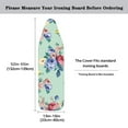 thumbnail image 5 of Kuiaobaty Colorful Rose Pattern Ironing Board Cover Table Top Home Decoration Non Stick Scorch and Stain Resistant Iron Dust Cover Standard Size 15 x 54 Inch Home Decor, 5 of 5