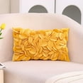 thumbnail image 6 of Limited Time Deal karymi Scandinavian Style Solid Color Pillowcover Leaf Pillowcover Soft and Comfortable Sofa Bedroom Decorative Cushion Cover Gifts for Women Hottest Deals up to 90% off, 6 of 7