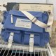 thumbnail image 2 of Bolsa bandolera de nailon con colgante con solapa para muñeca de hombro unisex Satchel (Azul) Ehuebsd Para Estrenar, 2 of 9