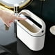 thumbnail image 1 of RKSTN trash can Table Trash Can, Mini Trash Can With Lid , Trash Can For Bathroom Vanity, Desktop Office,Tabletop Or Coffee Table, 4L, 1 of 6