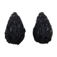 thumbnail image 3 of Pendientes Pendientes geométricos Diseño de coma Pendientes en forma de gota Joyas para el oído para el club Negro, 3 of 8