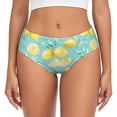 thumbnail image 1 of Balery Yellow Lemon Ropa Interior de Algodón para Mujer con Dibujo – Braguitas Cómodas y Elásticas, Estilo Clásico-Medium, 1 of 6