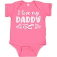 thumbnail image 3 of Inktastic I Love My Daddy with Hearts Boys or Girls Baby Bodysuit, 3 of 5