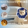 thumbnail image 4 of Miaocao Soft Adjustable Cat Cone Collar, Comfortable Cat Recovery Collar, 4 of 7
