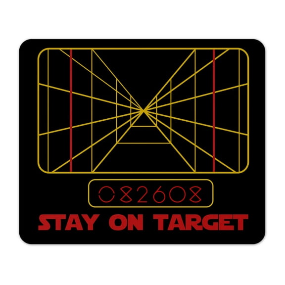 Stay On Target 1/4" Thick Mousepad
