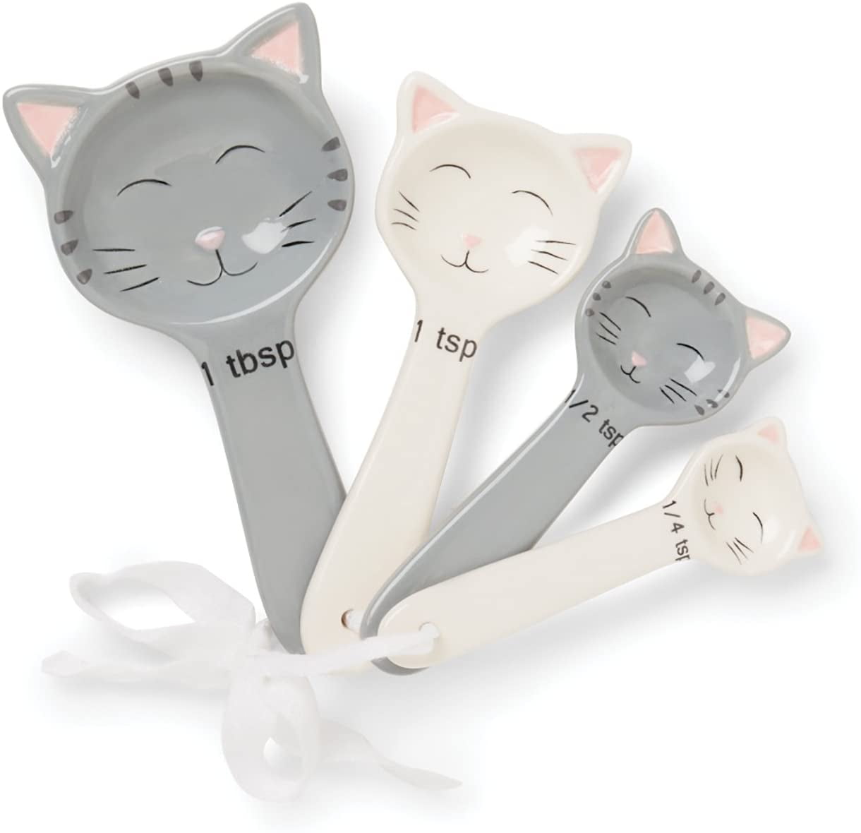 Cat Face Nesting Kitchen Measuring Spoons - Set of 4