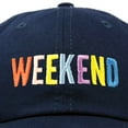 thumbnail image 2 of DALIX Weekend Baseball Cap Embroidered Hat in Navy Blue, 2 of 6