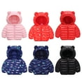 thumbnail image 5 of Beautyzll 1-5T Newborn Baby Boys Girls Winter Jacket Outwear Toddler Hooded Puffer Down Coat, 5 of 6