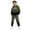 0##Army Green491, variant on Kiijoy Boys Casual Athletic Outfits Gradient New York Hoodie Sweatpants Set, Size 2-14