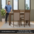 thumbnail image 4 of Juego de Comedor con Mesa y 4 Sillas Madesa 5009 MC, 4 of 10