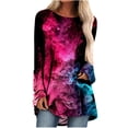 thumbnail image 1 of Blusa de manga larga con cuello redondo para mujer Pompotops  gfhjh19609, 1 of 5