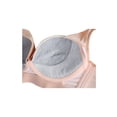thumbnail image 3 of INSPIRE CHIC Women's Ruched Front Plus Size Full Coverage Padded Cami Bra Beige 44/100 Fit 40C, 3 of 5