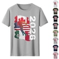thumbnail image 6 of 2026 Soccer Cup Shirts For Women Crewneck Football Sports Jerseys Tops Summer USA Canada Mexico Flag Graphic Tee, 6 of 6