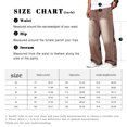 thumbnail image 4 of Mrmall Men Vintage Brown Wash Wide Leg Jeans Baggy Loose Straight Denim Pants Streetwear Casual Trousers for Daily Wear, 4 of 6