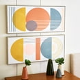 thumbnail image 3 of Main + Mesa Modern Abstract Canvas in Blonde Finish Frame, 3 of 8