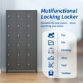 thumbnail image 5 of Metal Lockers With Lock for Employees,Storage Locker Cabinet for Home Gym Office School Garage,Gray, 5 of 16