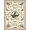 Green Brown Ivory, Pattern 9, variant on ODIKA 8'x10' Washable Area Rug Hunting Mallard Fishing Reel Cattail Border Theme Vintage Lure for Living Room, Under Sectional, Family , Durable, Non-Slip