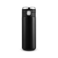 thumbnail image 1 of Toystoory Botella de agua inteligente 420ml 304 Taza de vacío de acero inoxidable Pantalla digital Tapa de rebote Taza de bebida portátil Mostrada negro Toystoory HA008420-02B, 1 of 6