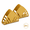 Triangular leaf-shaped golden, variant on Stainless Steel Triangle Leaf Design Standing Napkin Holder 2 Pack Modern Table Tissue Organizer Black Gold Minimalist Decor for Restaurant Bar Hotel Café Kitchen