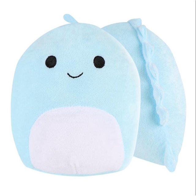 Almohada de muñeca de peluche Squishmallow de 25 cm, azul Sincero Electrónica