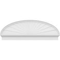 thumbnail image 3 of Ekena Millwork 62"W x 22-3/8"H x 2-3/4"P Elliptical Sunburst Architectural Grade PVC Combination Pediment, 3 of 7