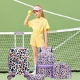 thumbnail image 6 of Kids Carry on Luggage Sets for Girls Women Rolling Suitcases with Wheels Hardshell Suitcase with Travel Pillow, 6 of 7
