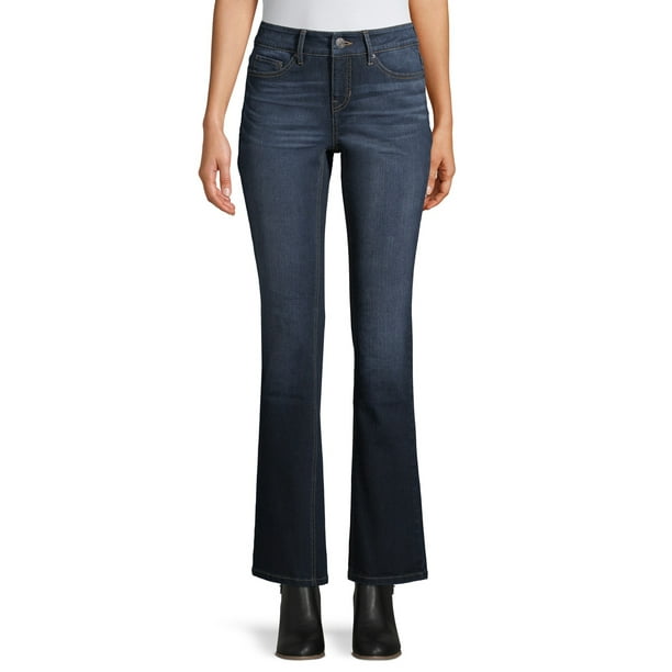 time-and-tru-time-and-tru-women-s-stretch-denim-bootcut-jeans