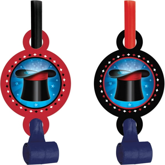 Magic Party Party Blowers, 8 pk