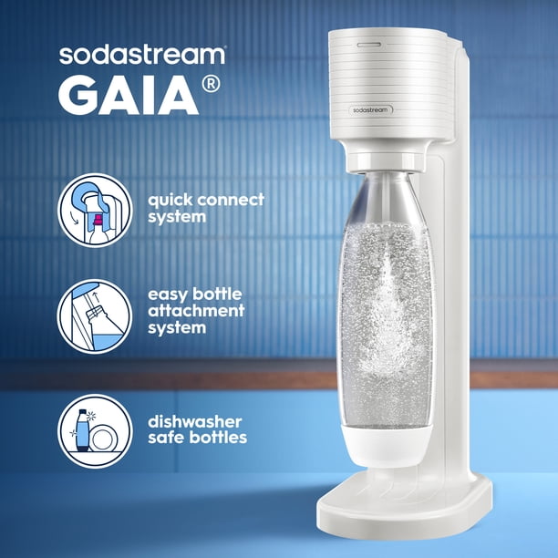 SodaStream Gaia Sparkling Water Maker with CO2 and Carbonating