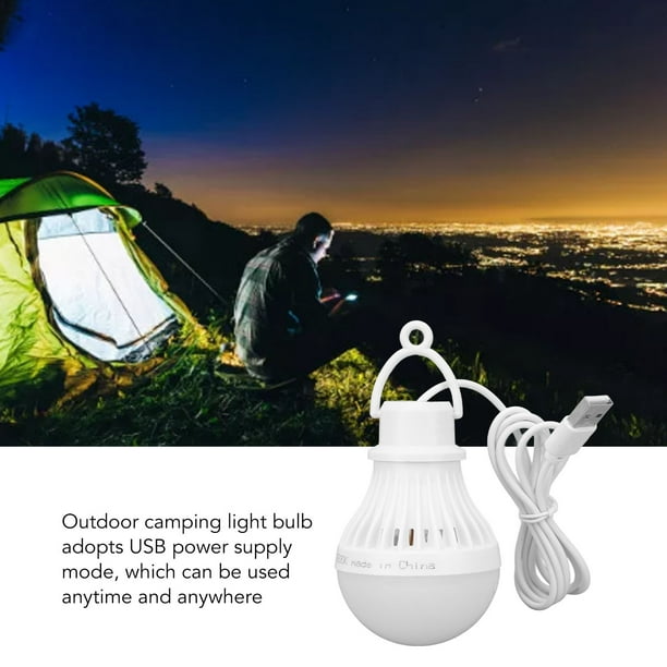 Led Camping Light, Ampoule rechargeable Usb