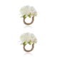 thumbnail image 4 of Servilletero de flores artificiales Advancent 6 Piezas Lino Blanco, 4 of 6