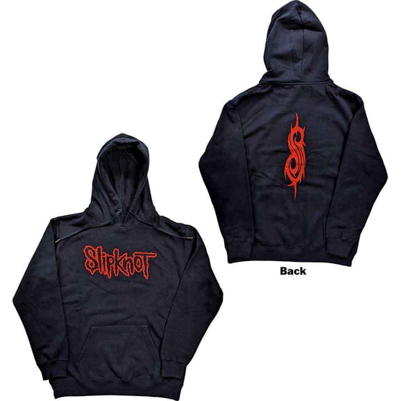 Slipknot Unisex Pullover Hoodie Sweatshirt Logo (Back Print) (Small)
