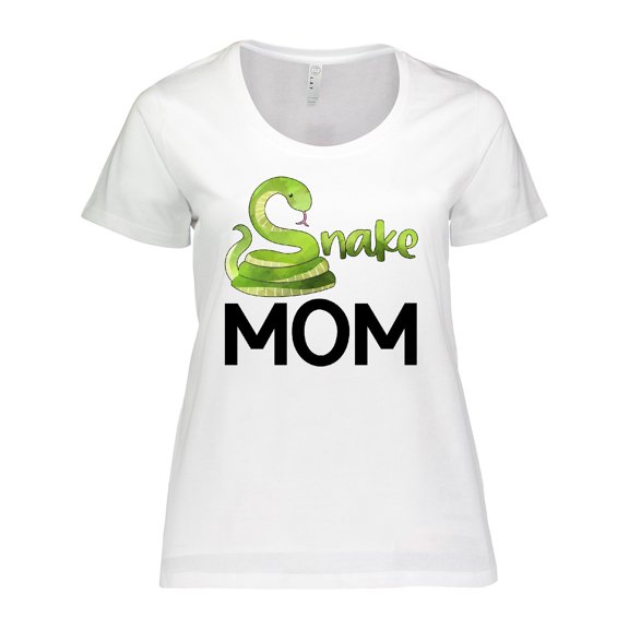 Inktastic Snake Mom- Cute Women's Plus Size T-Shirt