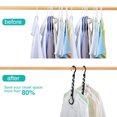 thumbnail image 6 of Dofulay Space Saving Hangers,10 Pack Plastic Adult Clothes Hanger Closet Space Saver Organizer,Black, 6 of 6