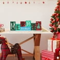 thumbnail image 4 of Thanks/Merry Christmas Decorations Wooden Sign (Reversible Table Decor) Halloween Decor & Christmas Decor Theme Farmhouse Table Decor Indoor for Home Mantle Party Office Tiered Tray Decor, 4 of 10
