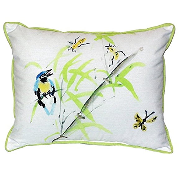 Birds & Bees II Large Indoor/Outdoor Pillow 16x20