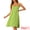 Bright Green, variant on DARING DIVA Women's Backless Loose Sleep Dress Cross Back Night Dress S Black