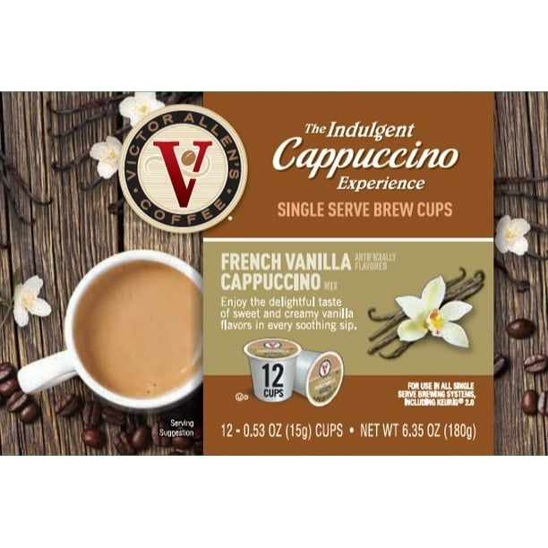 Victor Allen's Indulgent Cappuccino Experience French Vanilla K-Cup
