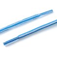 thumbnail image 4 of 3 Pares De Cordonas Cintilla Agujetas Reflejantes Elásticas En Forma Redonda De Dise?o Doble Rayas Para Zapatos Blanco Azul 120cm / 47.24, 4 of 4