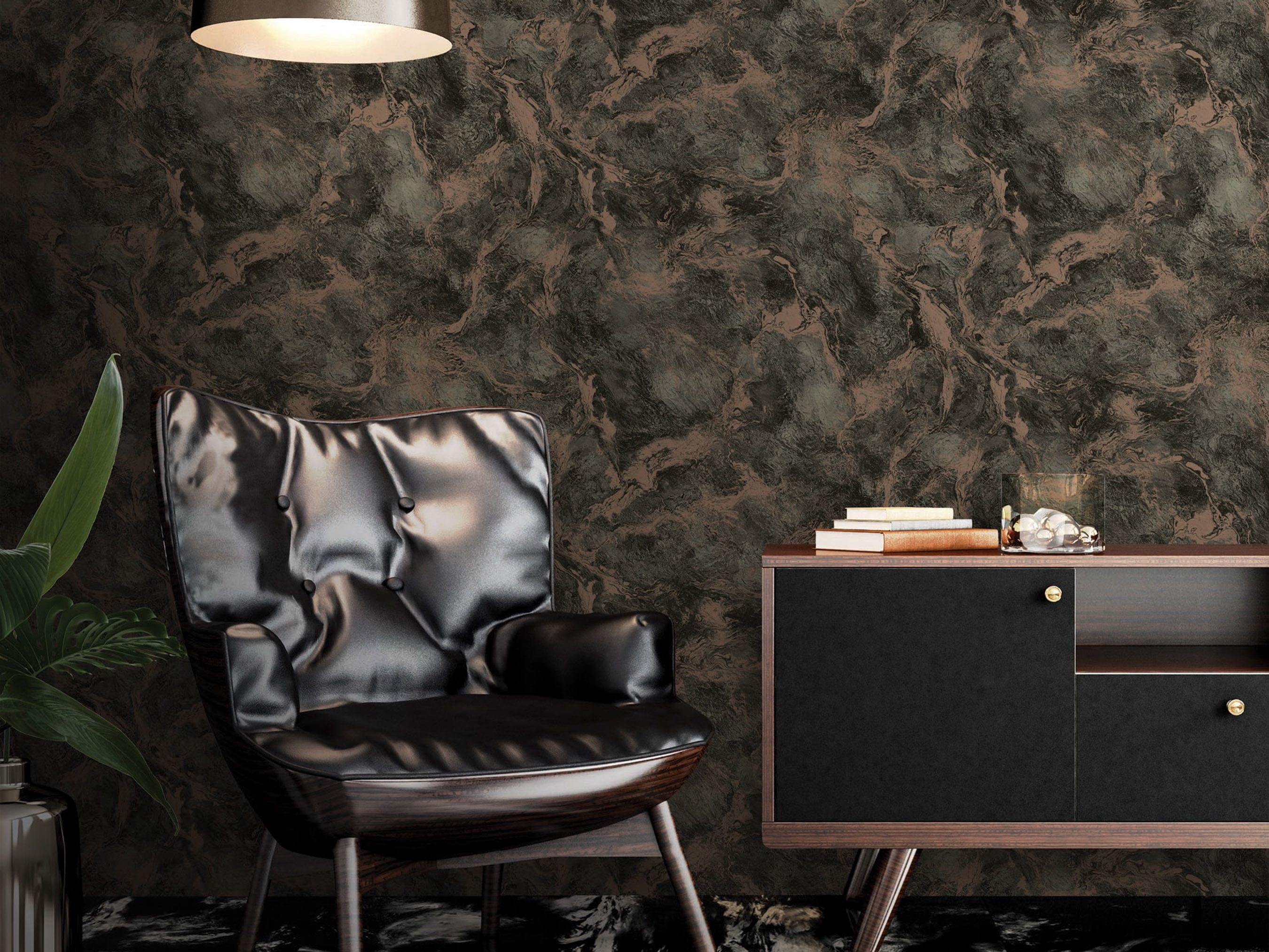 Black Embossed Wallpaper, Aesthetic Textured Wallcovering Roll, 41.7”W X 393”H 113.8 sq ft