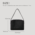 thumbnail image 4 of Bolsos de mano vintage para mujer, bolsos y carteras de diseñador de lujo, novedad de 2023, en PU, gamuza sintética, cierre de hebilla, estilo coreano, para debajo del hombro, 4 of 5