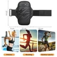 thumbnail image 3 of enjoywould Sports Arm Bag Wear-resistant High Capacity Non-slip Smooth Zipper Holder Splash-proof Armband Cell Phone Holder Gym Accessory, 3 of 8