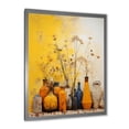 thumbnail image 2 of Designart "Simplistic Amber Ceramics I" Boho Pottery Picture Framed Canvas Prints, 2 of 5