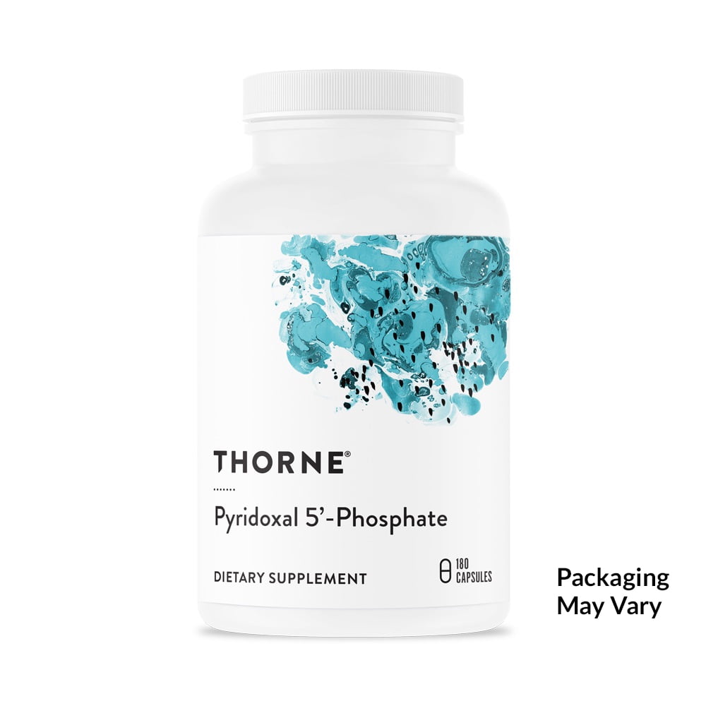 Thorne Research Pyridoxal 5'Phosphate Bioactive Vitamin B6 (Pyridoxine) Supplement 180
