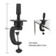 thumbnail image 2 of Training Head 50% Real Human Hair Manikin Head Hairdressing Dummy Head Salon Head + Hair Clamp Holder for Hair Practice, 2 of 5