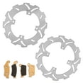 thumbnail image 5 of Front Rear Brake Rotors Pads for Kawasaki KX250F KX 450 F 06-11 KLX 450 R, 5 of 5